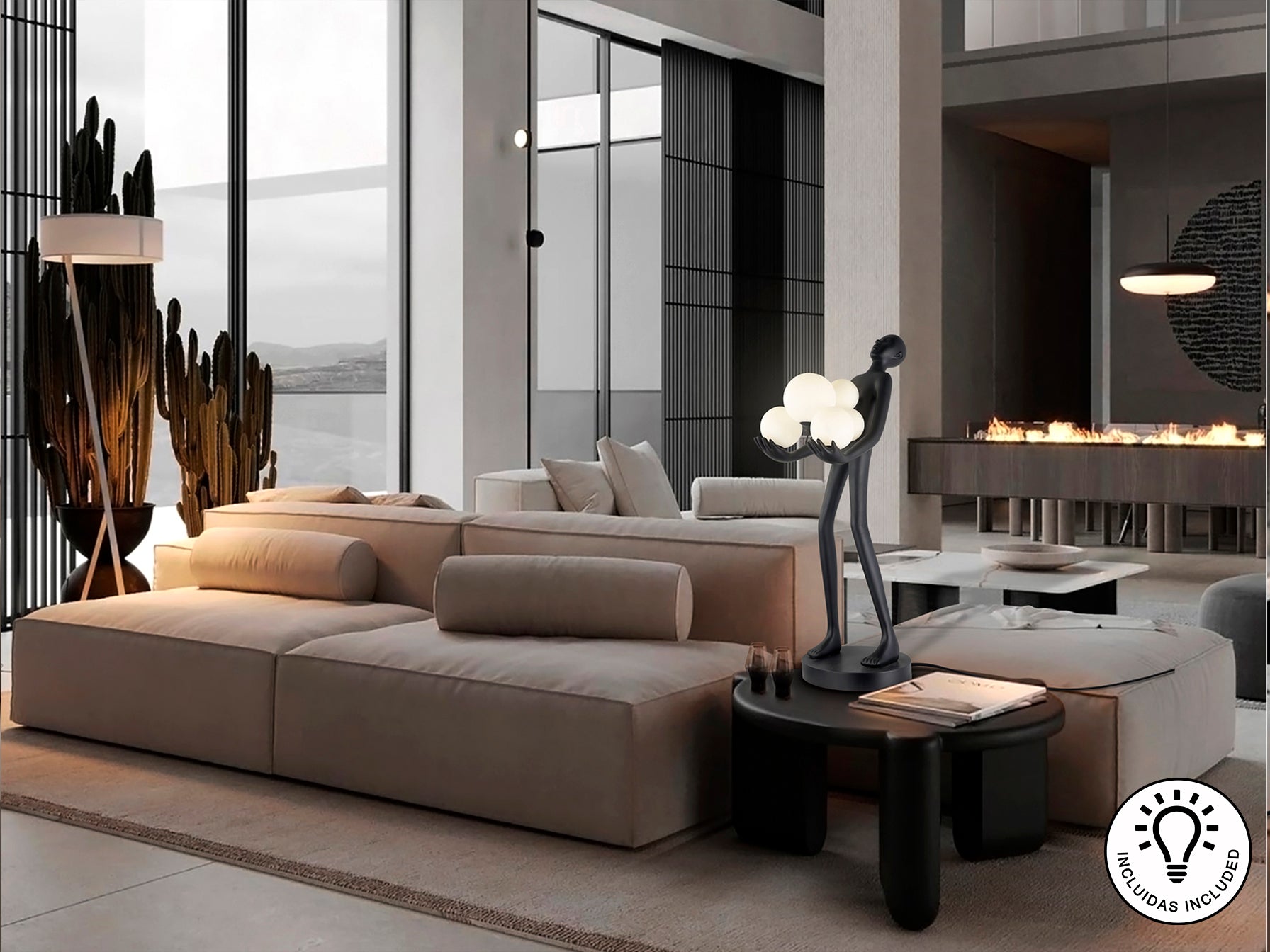 Figura Decorativa Negra La Carga - Schuller - luzguru.com