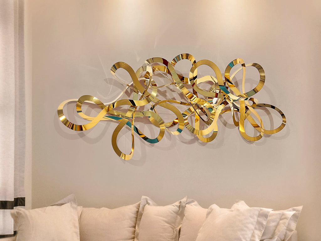 Escultura de pared Medusa Dorado - Schuller 408493 - luzguru.com