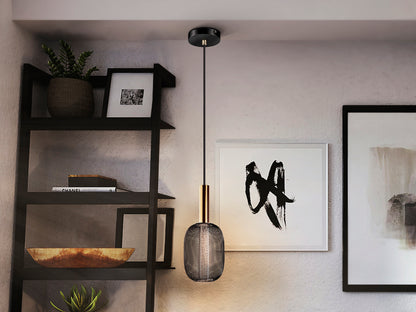 Lámpara MICRON Oro Negro - Schuller - Iluminación Moderna | luzguru.com