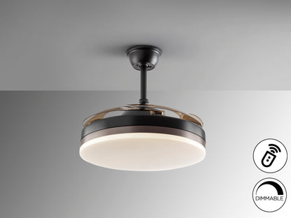 Ventilador de techo Schuller Vento 168328D - Negro - luzguru.com