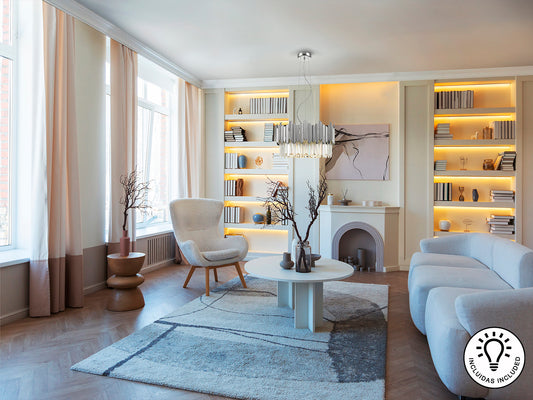 Lámpara de Techo Cromada Tiara - Schuller - Iluminación de Lujo | luzguru.com