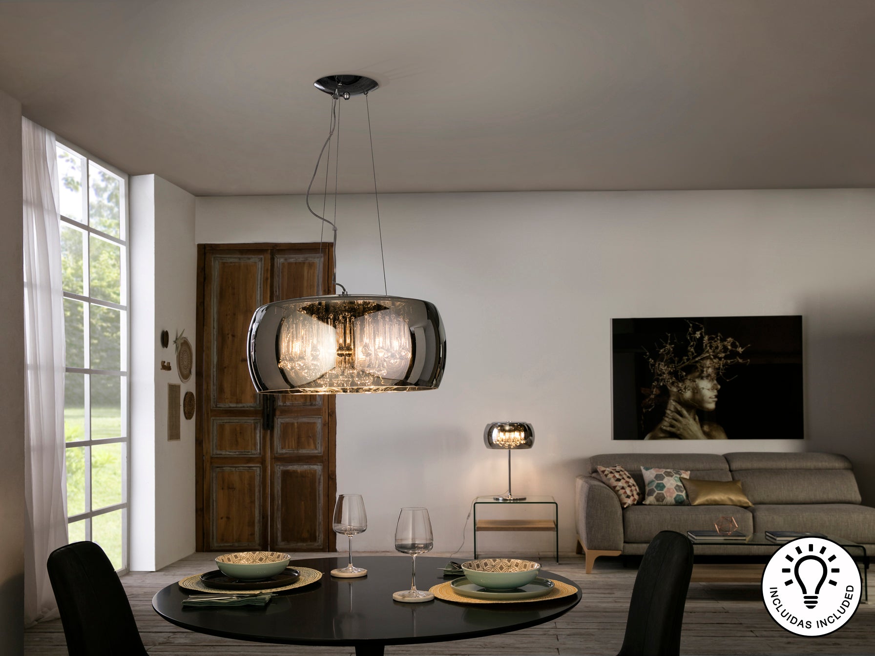 Lámpara Colgante Schuller Argos - Diseño Moderno y Elegante | luzguru.com