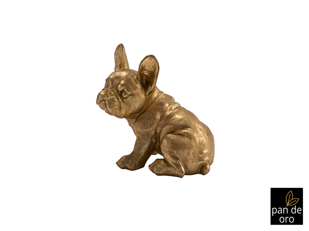 Schuller 816601 - Figura decorativa Bull Francés en pan de oro - luzguru.com