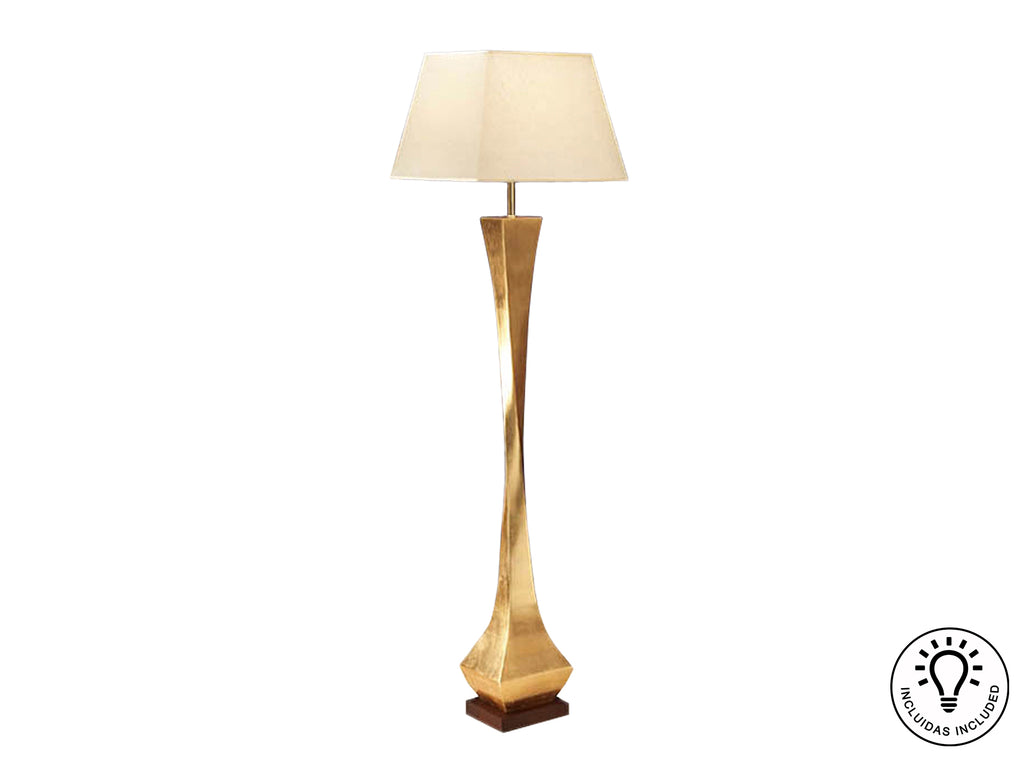 Lámpara de Pie Schuller Deco Oro - Elegancia y Estilo | luzguru.com