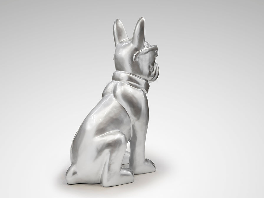 Figura Bulldog Francés Grande Plata - Schuller | luzguru.com