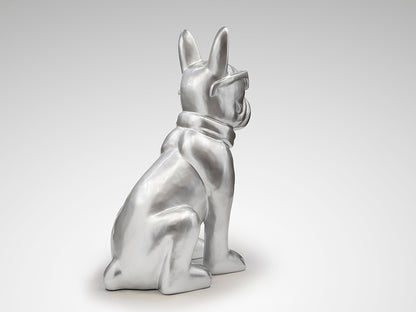 Figura Bulldog Francés Grande Plata - Schuller | luzguru.com