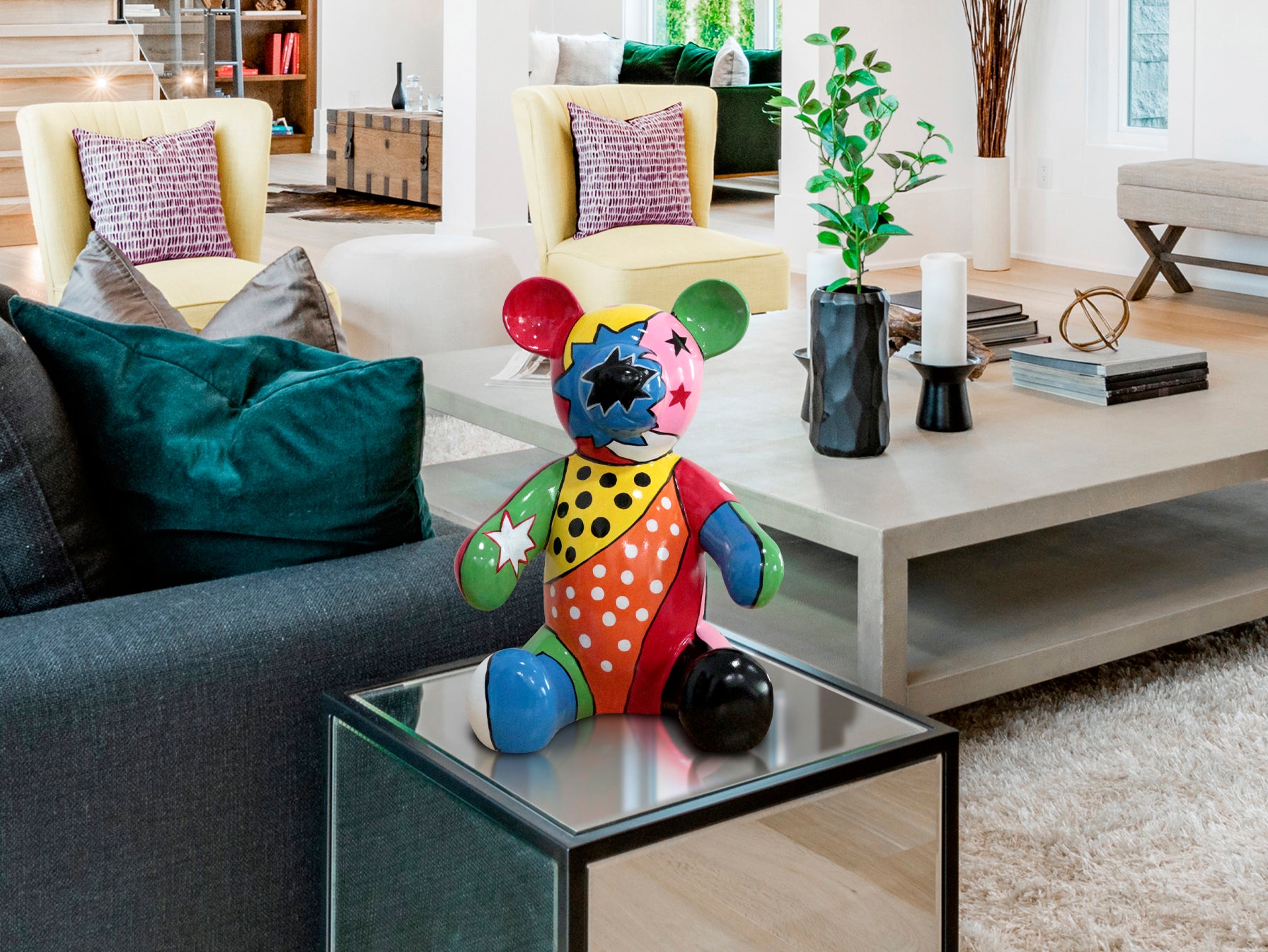 Osito Peluche Multicolor - Figura Decorativa Schuller | luzguru.com