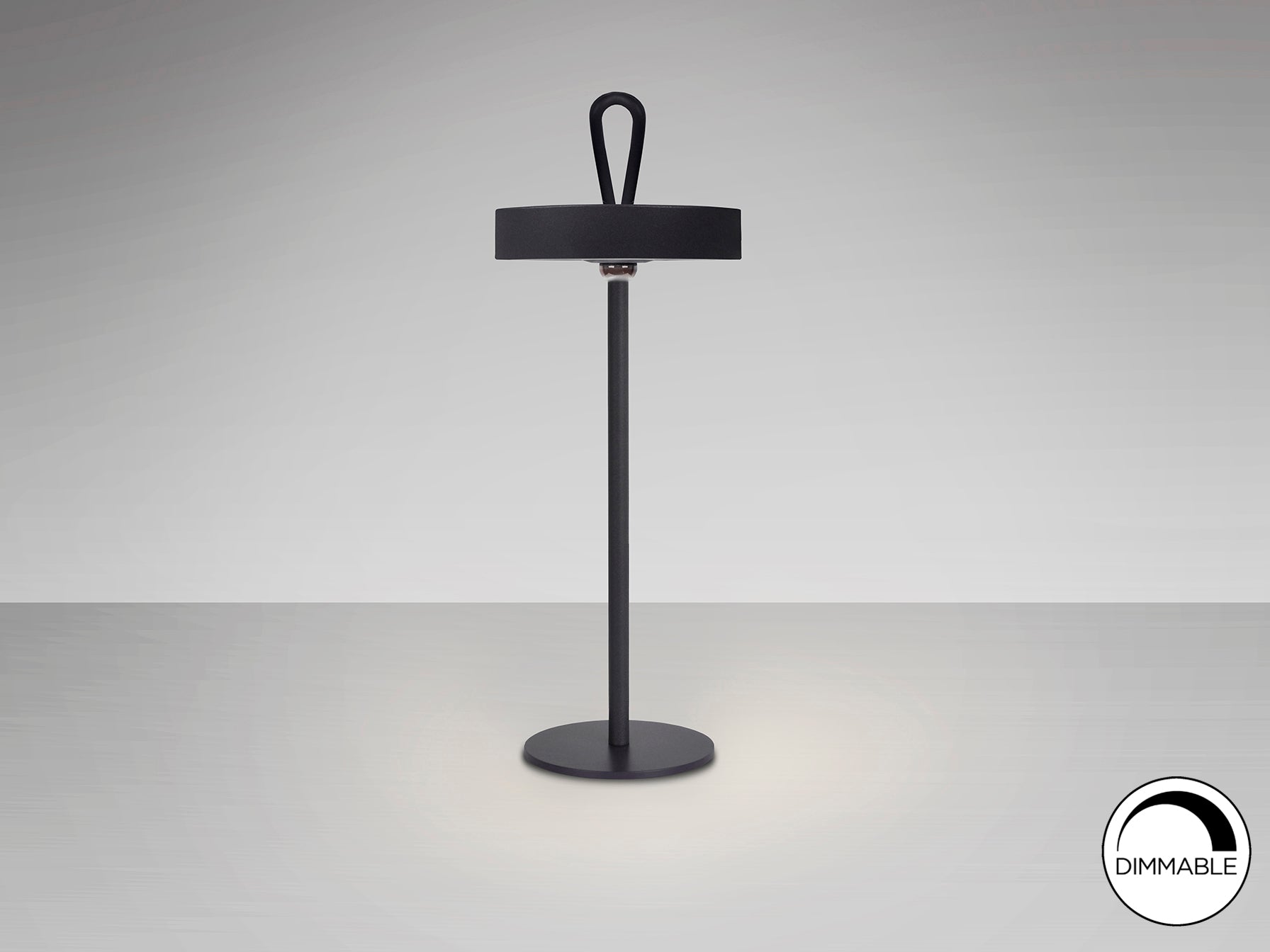 Sobremesa LED Exterior Negra Schuller - Diseño Moderno | luzguru.com