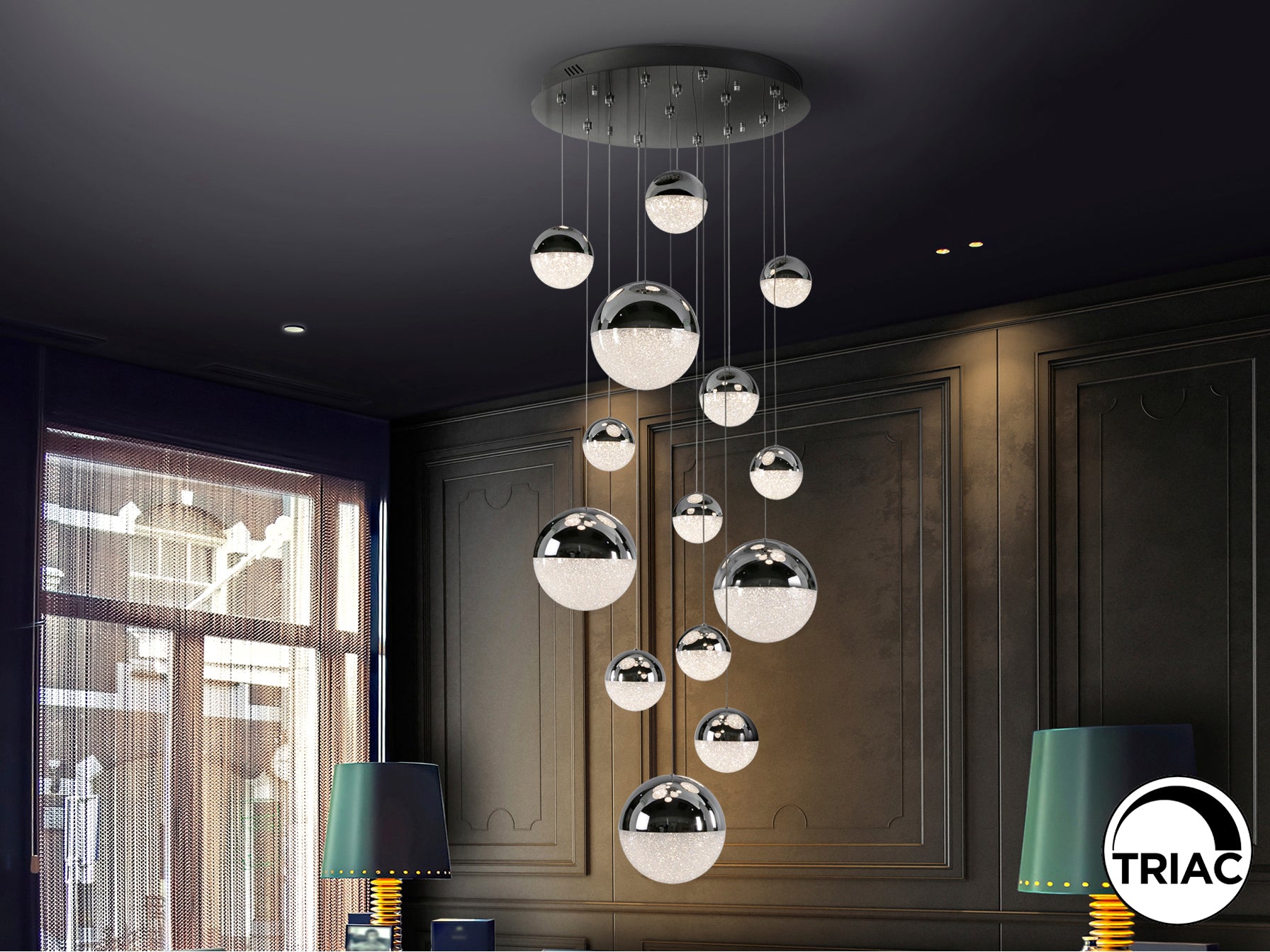 Lámpara Techo LED Schuller Sphere - Diseño Moderno | luzguru.com