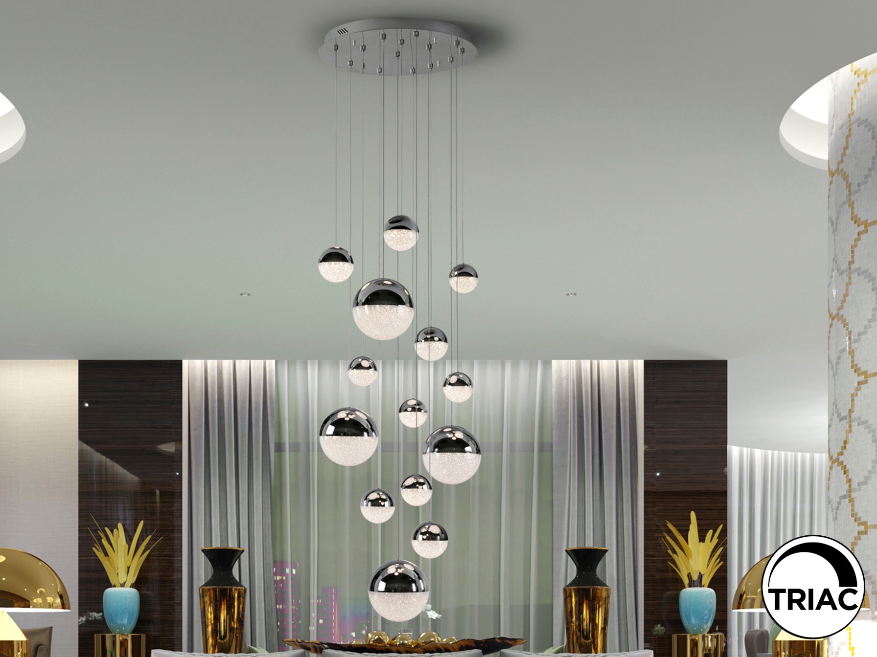 Lámpara Techo LED Schuller Sphere - Diseño Moderno | luzguru.com