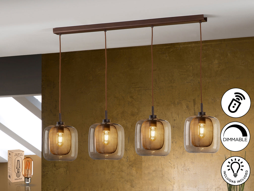 Lámpara de Techo Fox Chocolate - Schuller - Iluminación de Diseño | luzguru.com