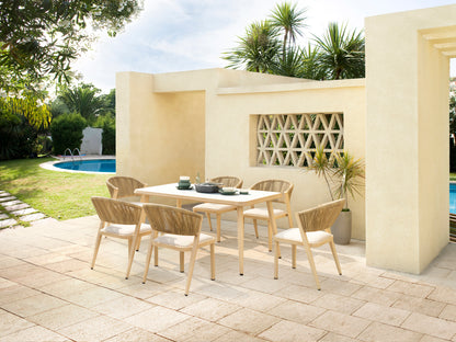 Comedor Exterior Schuller Brizna - Diseño Moderno y Resistente | luzguru.com