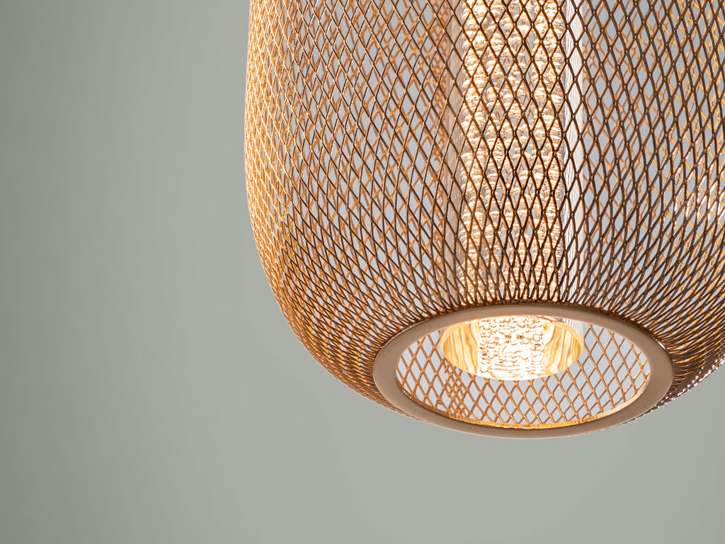 Lámpara LED Cromo Oro - Schuller Micrón Calidad Premium | luzguru.com