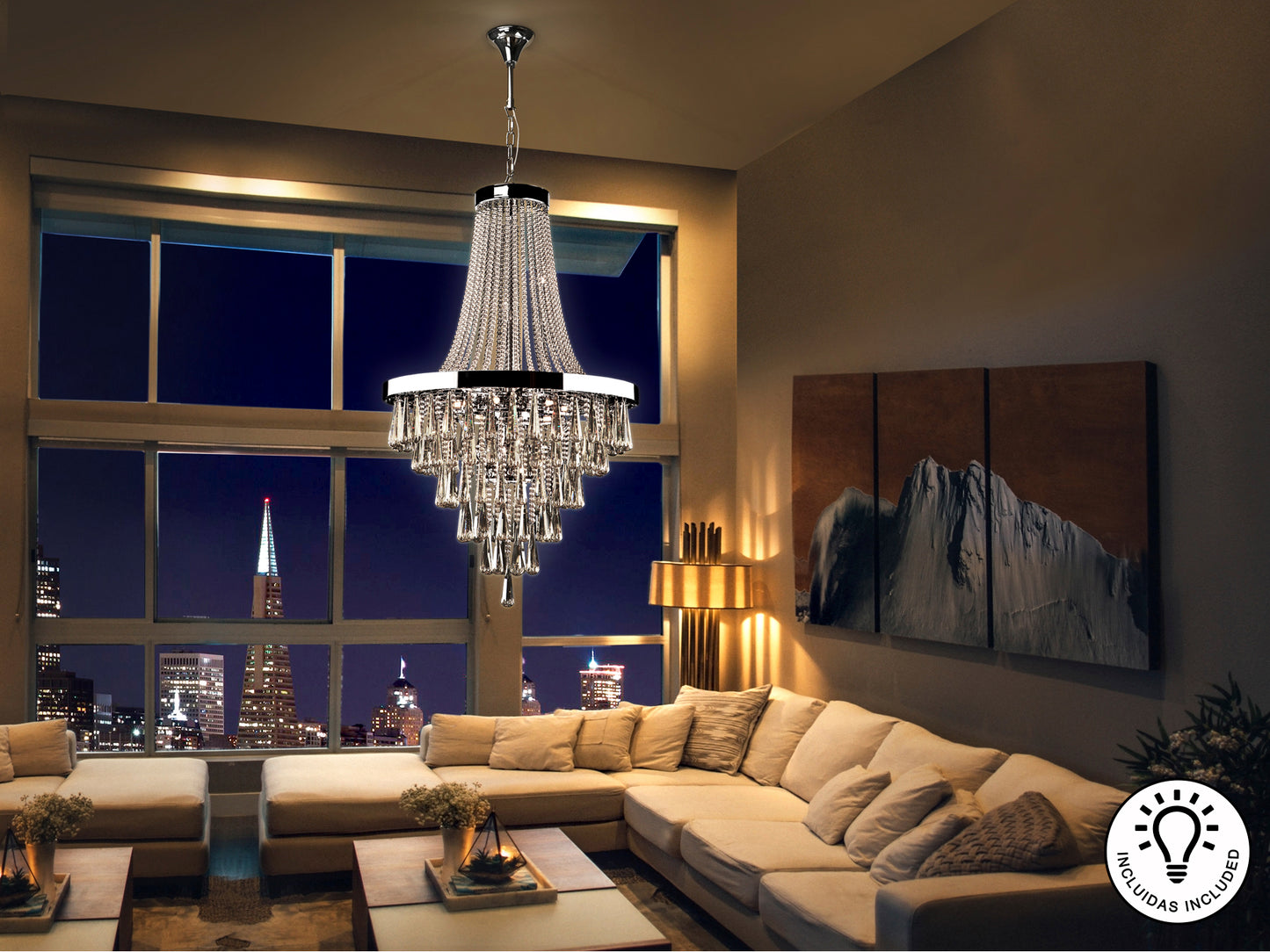 Lámpara Colgante Palace 22 Luces - Schuller - Calidad Premium | luzguru.com