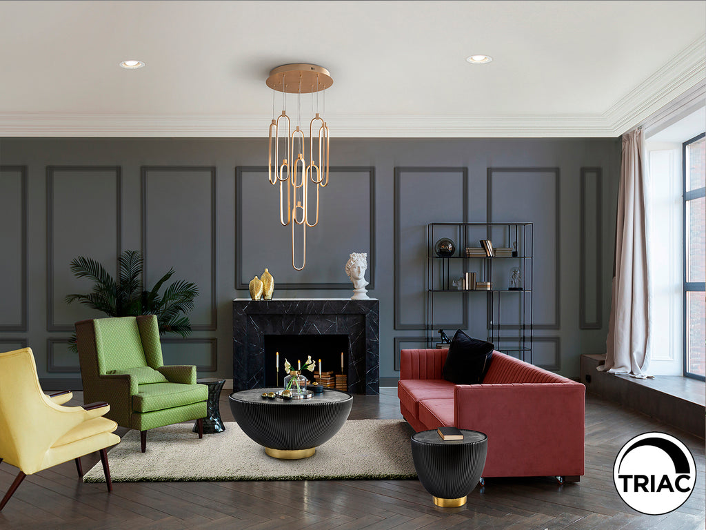 Lámpara de Techo Colette Oro Rosa - Schuller - Iluminación Moderna | luzguru.com