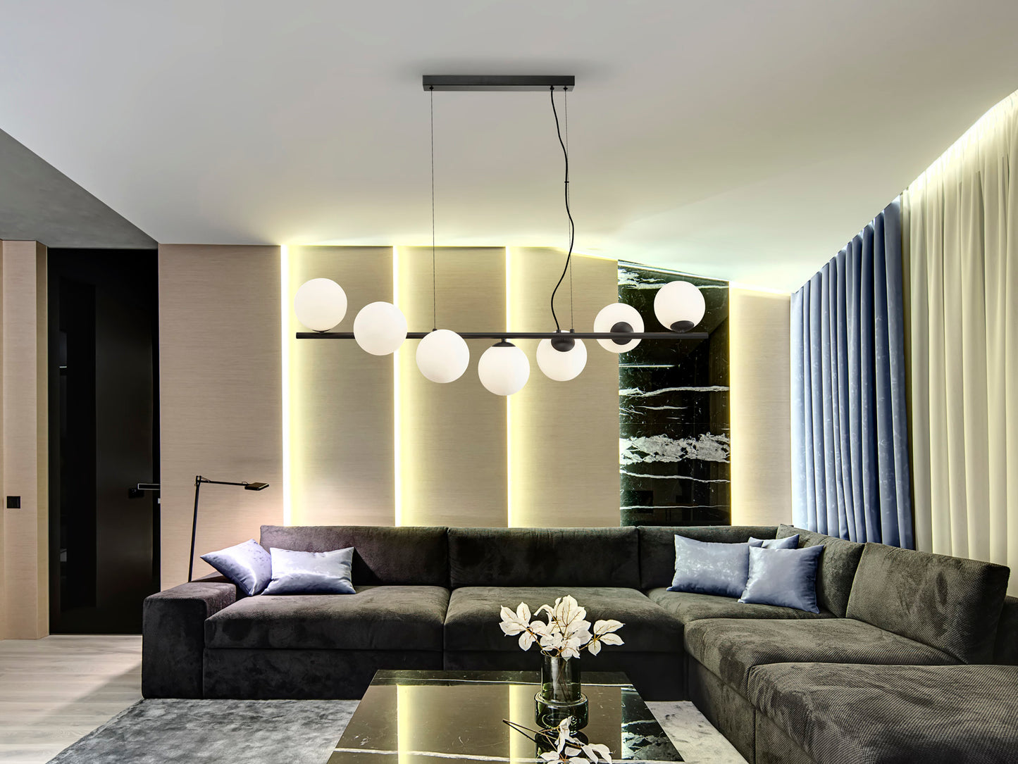 Lámpara de Techo INOA Negra - Schuller - Calidad Premium | luzguru.com