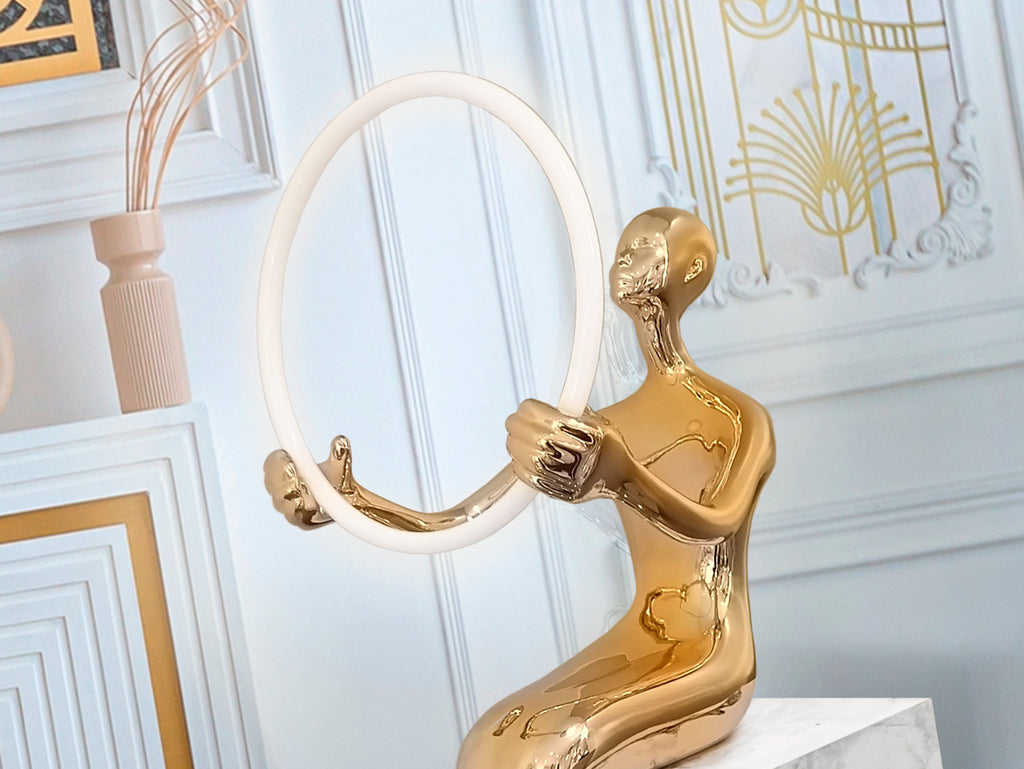 Figura Decorativa Aro Oro - Schuller El Aro | luzguru.com