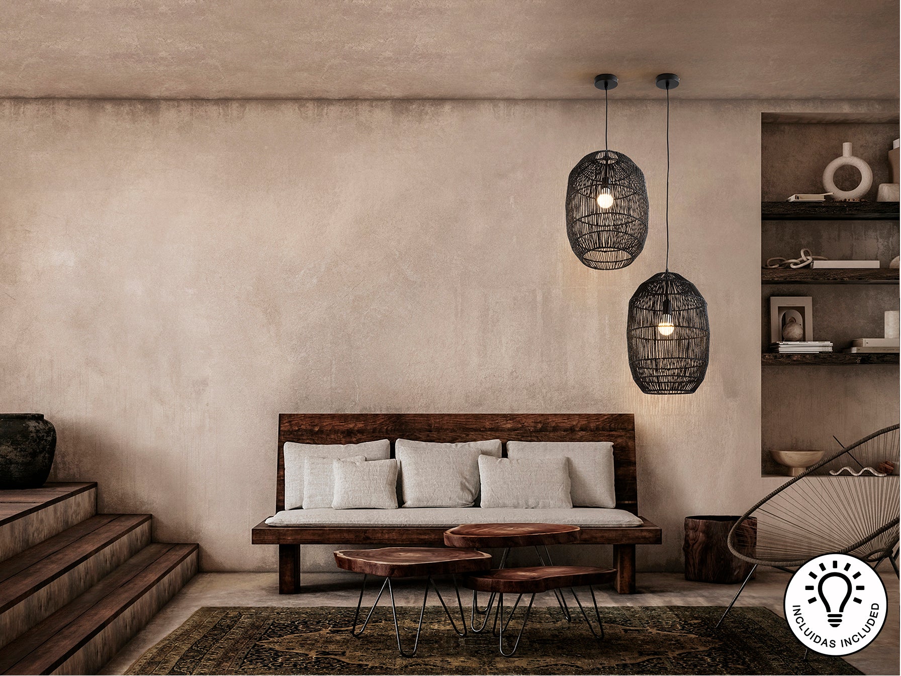 Lámpara de techo Schuller Tizne 139122 - luzguru.com