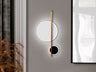 Aplique de Pared DUO Schuller 602610 - Blanco y Negro - luzguru.com