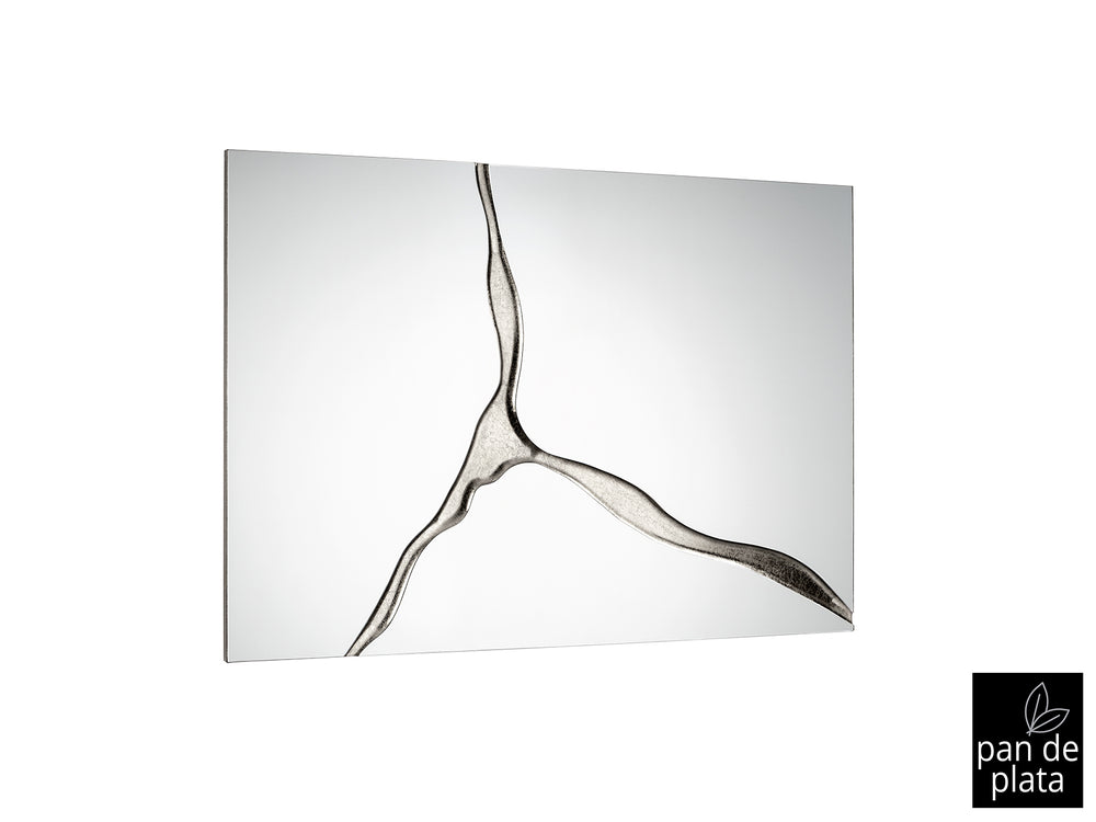 Espejo Schuller Surcos II 80x120 Pan Plata | 487368
