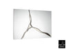 Schuller 487368 - Espejo Surcos II Pan Plata 80x120cm - luzguru.com