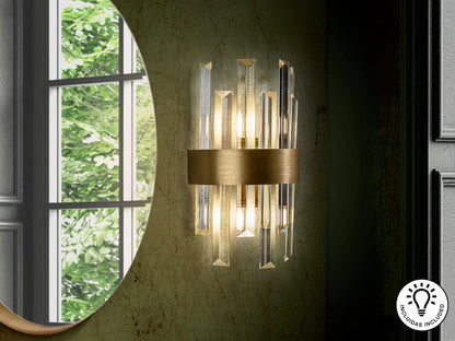 Aplique de Pared GRACE Oro - Schuller - Calidad Premium | luzguru.com