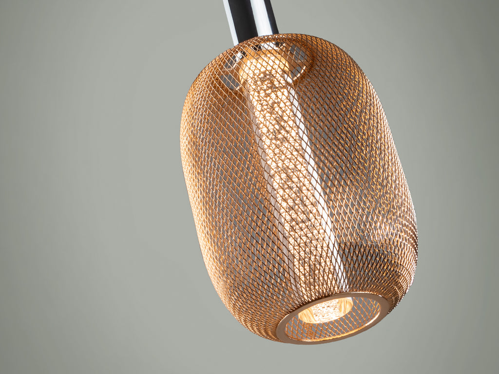 Lámpara LED Cromo Oro - Schuller Micrón Calidad Premium | luzguru.com