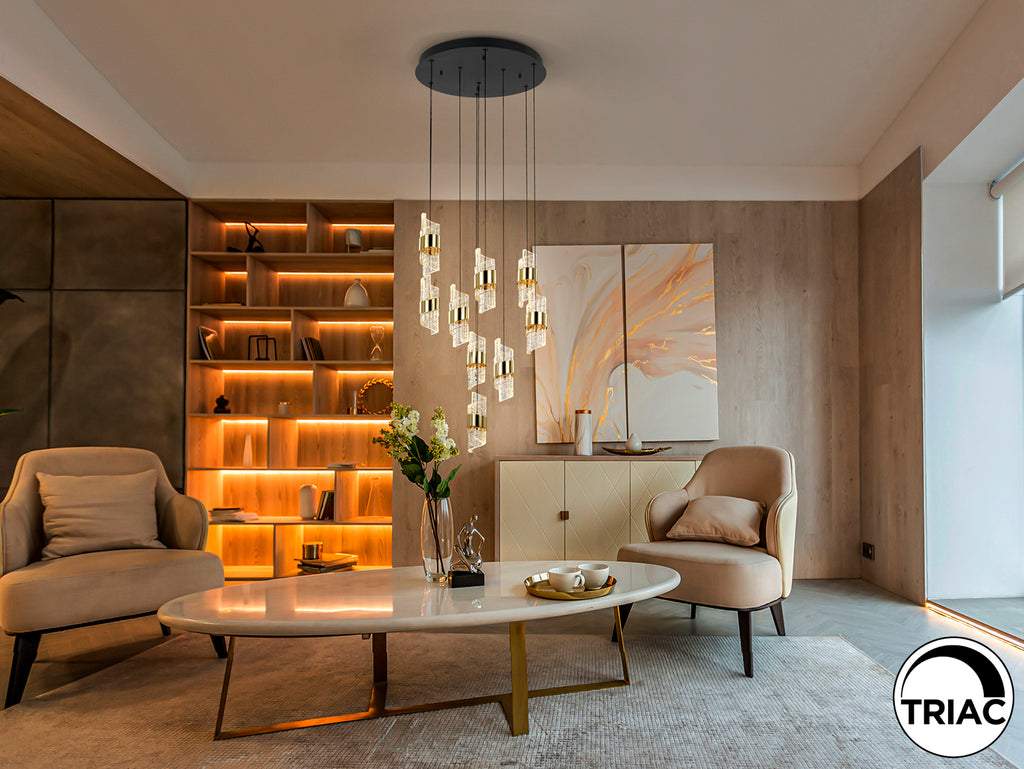 Schuller 631264 - Lámpara de techo Iliada 9 luces LED - luzguru.com