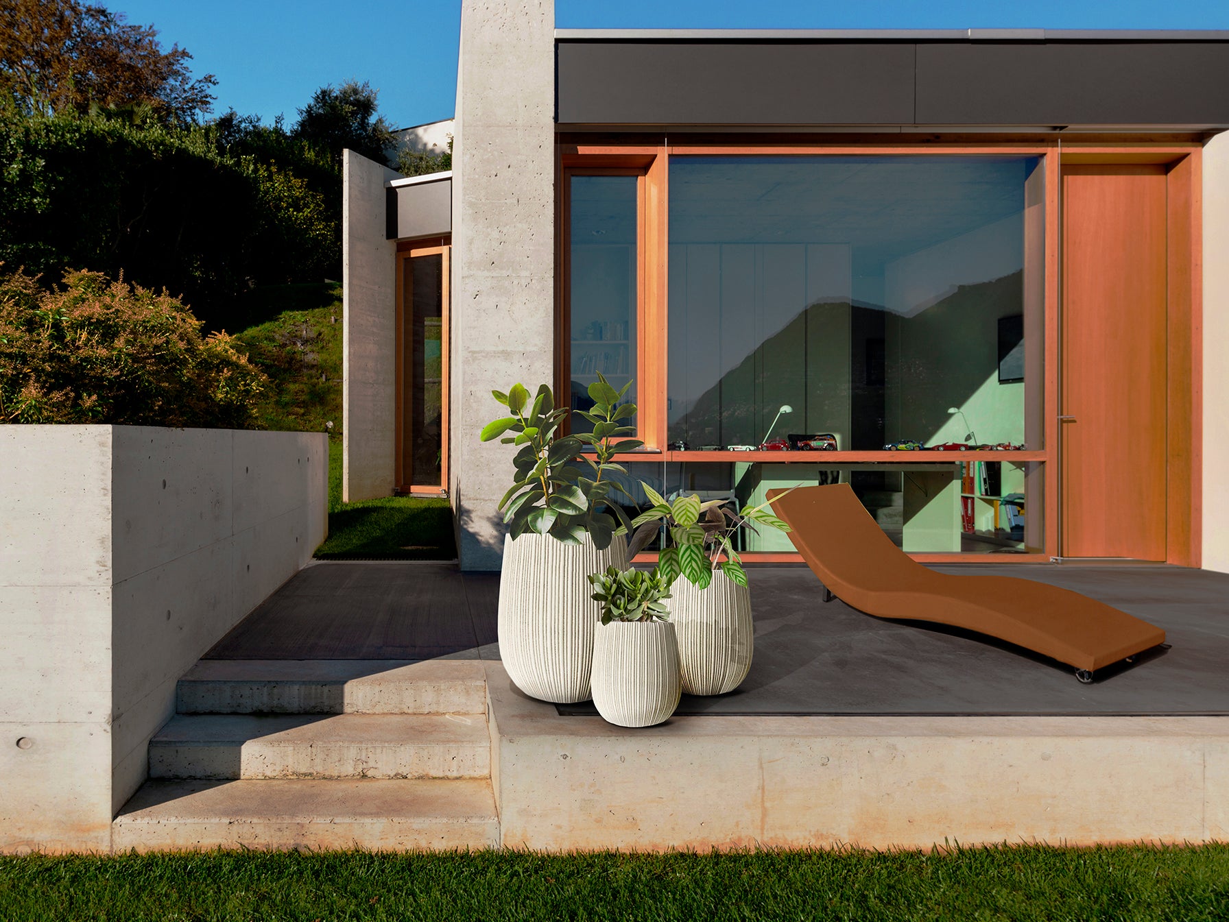 Set 3 Maceteros Beige - Schuller Terras I - Calidad Premium | luzguru.com