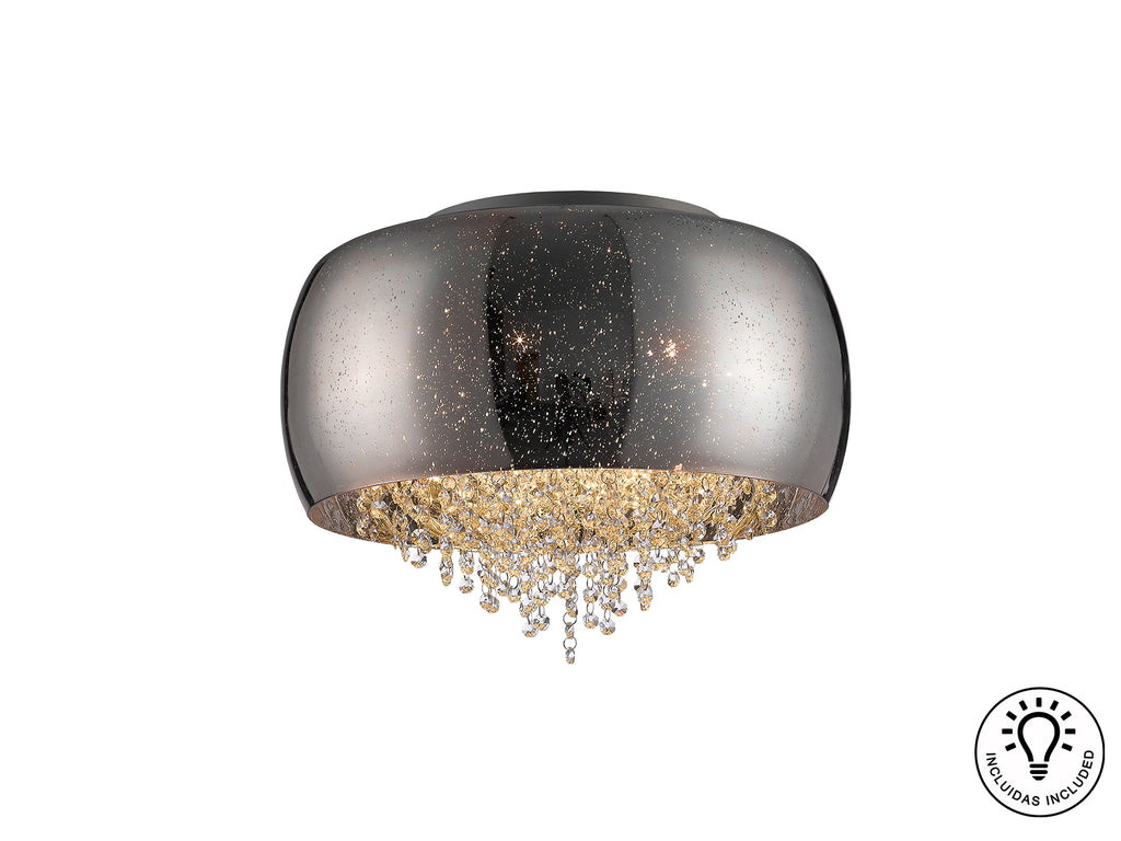 Plafón de Techo Caelum Cromado - Schuller - Iluminación Moderna | luzguru.com