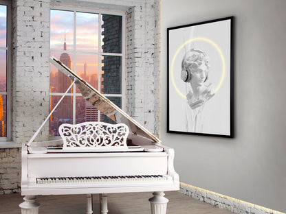 Cuadro LED Busto Schuller - Iluminación Moderna | luzguru.com