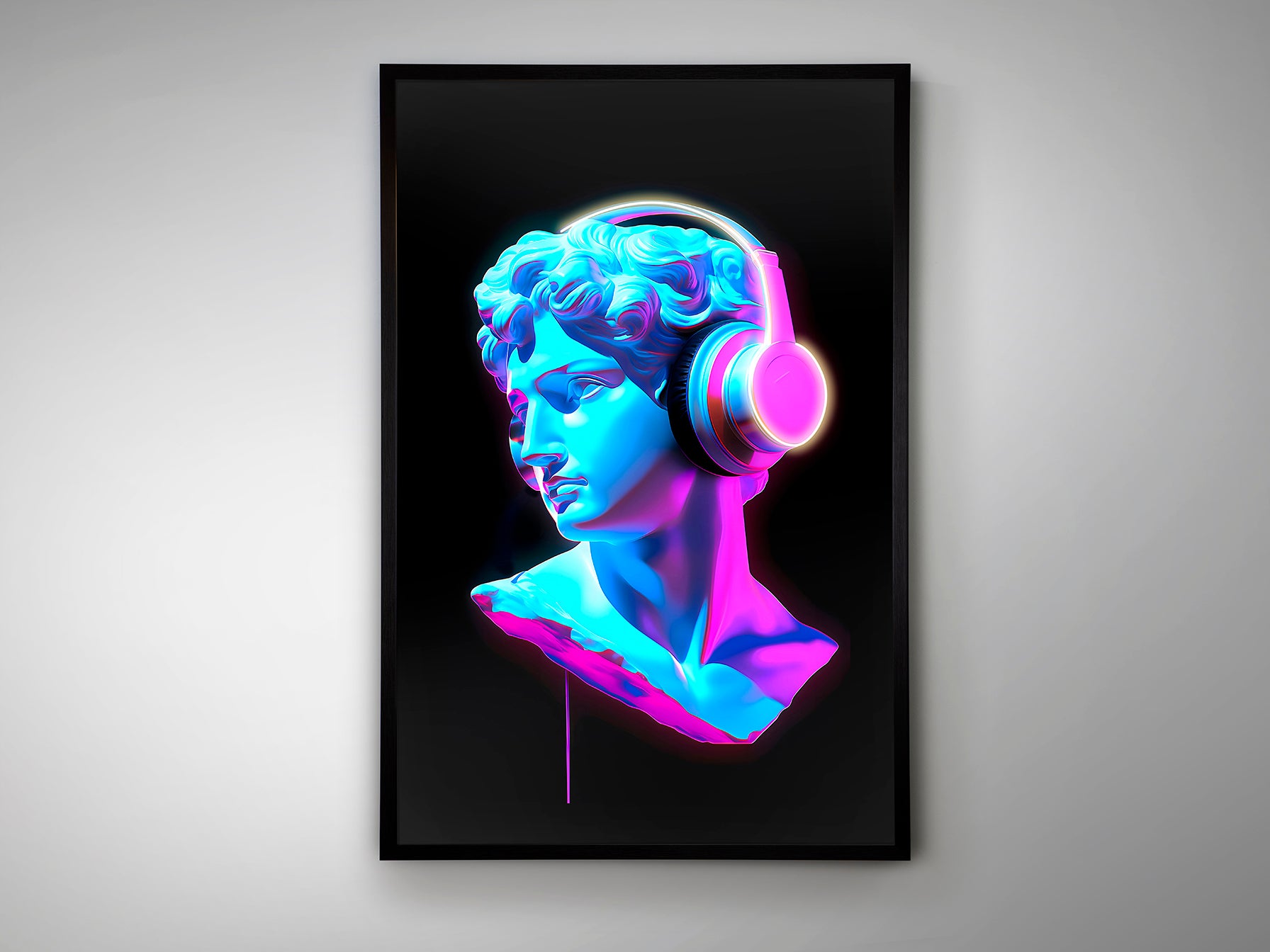 Cuadro LED Busto 80x120cm - Schuller | Iluminación Moderna | luzguru.com