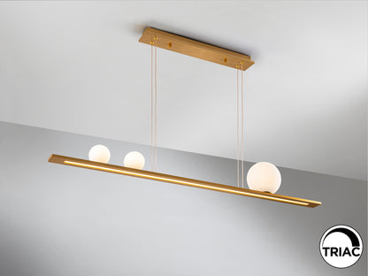 Lámpara Moderna Dorada Schuller Mila - Calidad Premium | luzguru.com