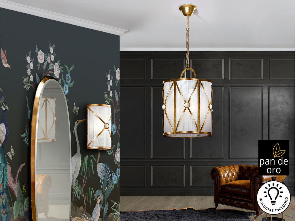 Lámpara de techo Esparta Oro - Schuller - Calidad Premium | luzguru.com