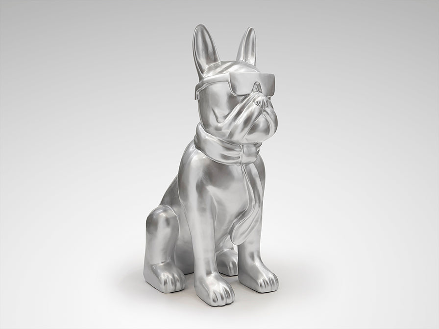 Figura Bulldog Francés Grande Plata - Schuller | luzguru.com
