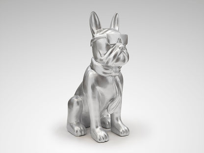 Figura Bulldog Francés Grande Plata - Schuller | luzguru.com