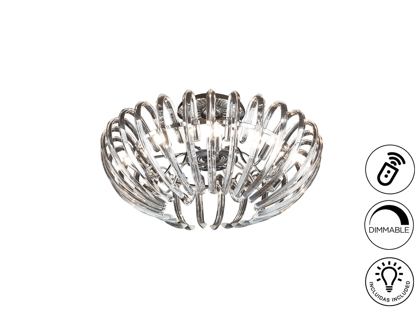 Plafón Moderno 9 Luces - Schuller Ariadna - Calidad Premium | luzguru.com