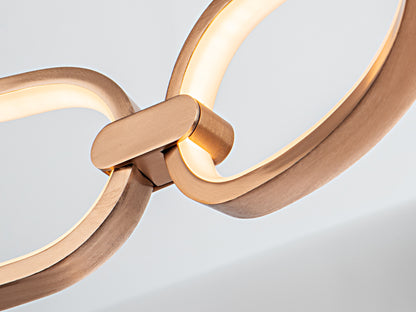 Plafón LED Schuller Colette Oro Rosa - Iluminación Moderna | luzguru.com