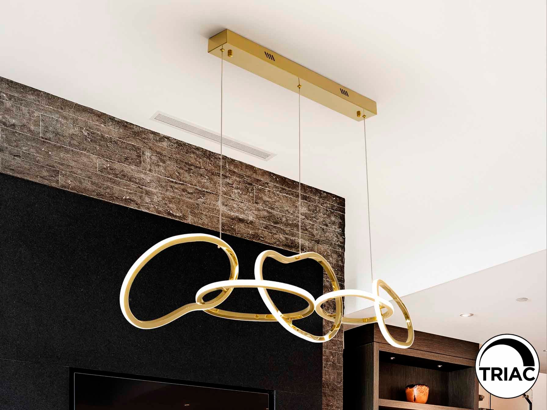 Lámpara de Techo Nexo Oro - Schuller - Diseño Moderno | luzguru.com