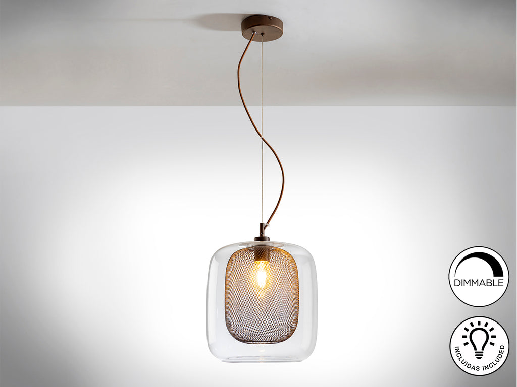 Lámpara de Techo Schuller Fox Chocolate - Iluminación Premium | luzguru.com