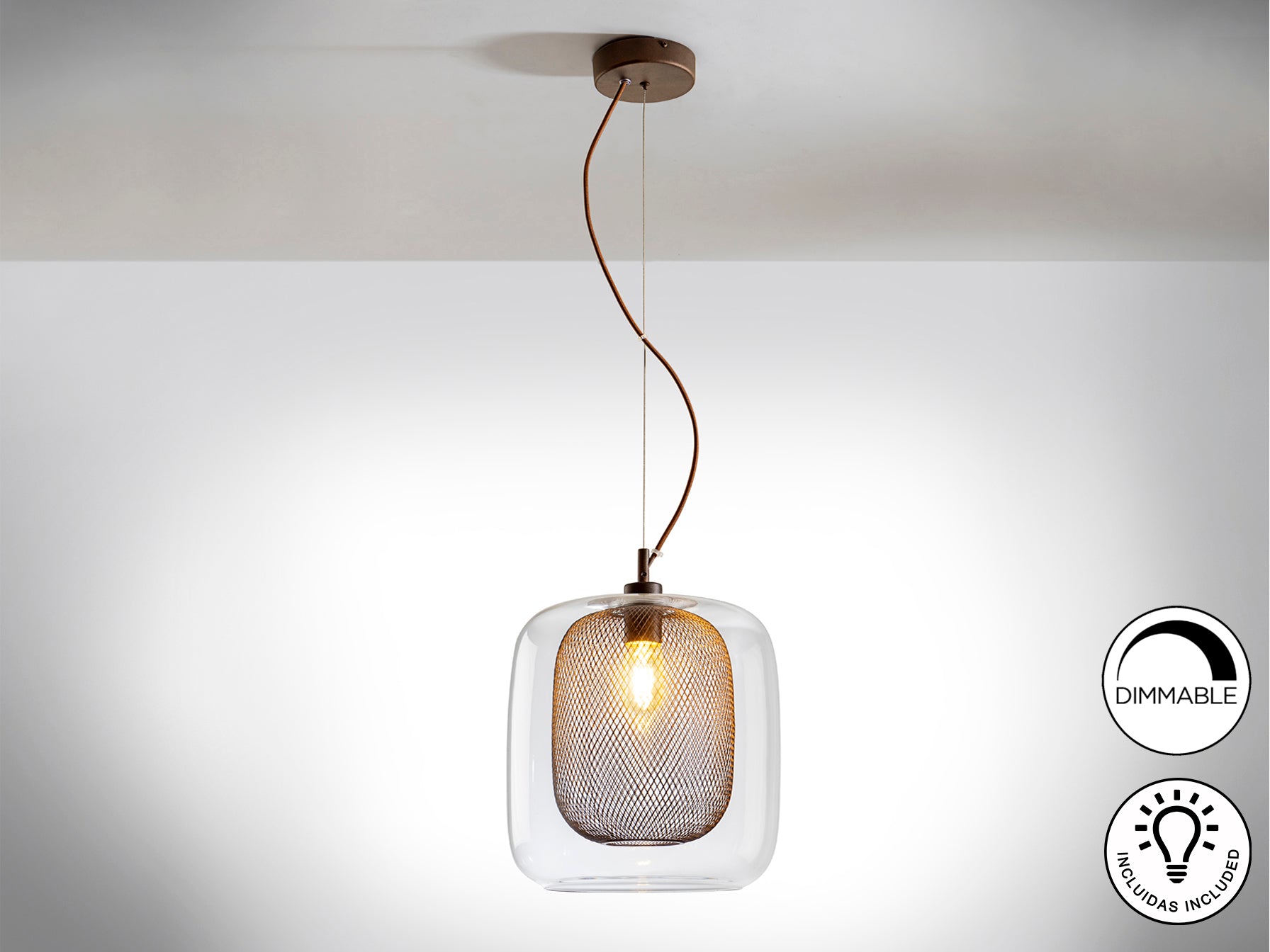 Lámpara de Techo Schuller Fox Chocolate - Iluminación Premium | luzguru.com