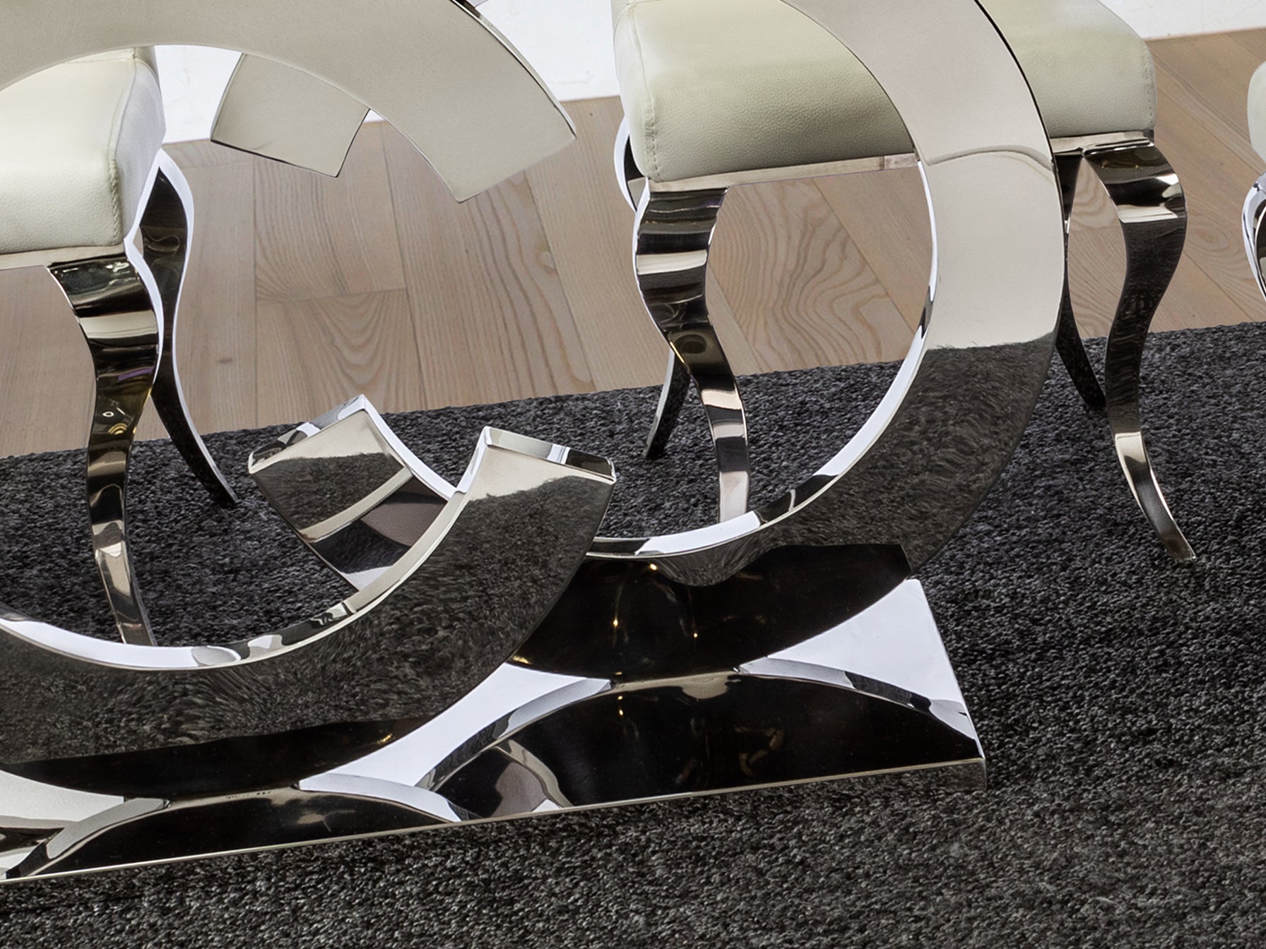 Mesa Comedor Acero Inoxidable - Schuller Casandra | luzguru.com