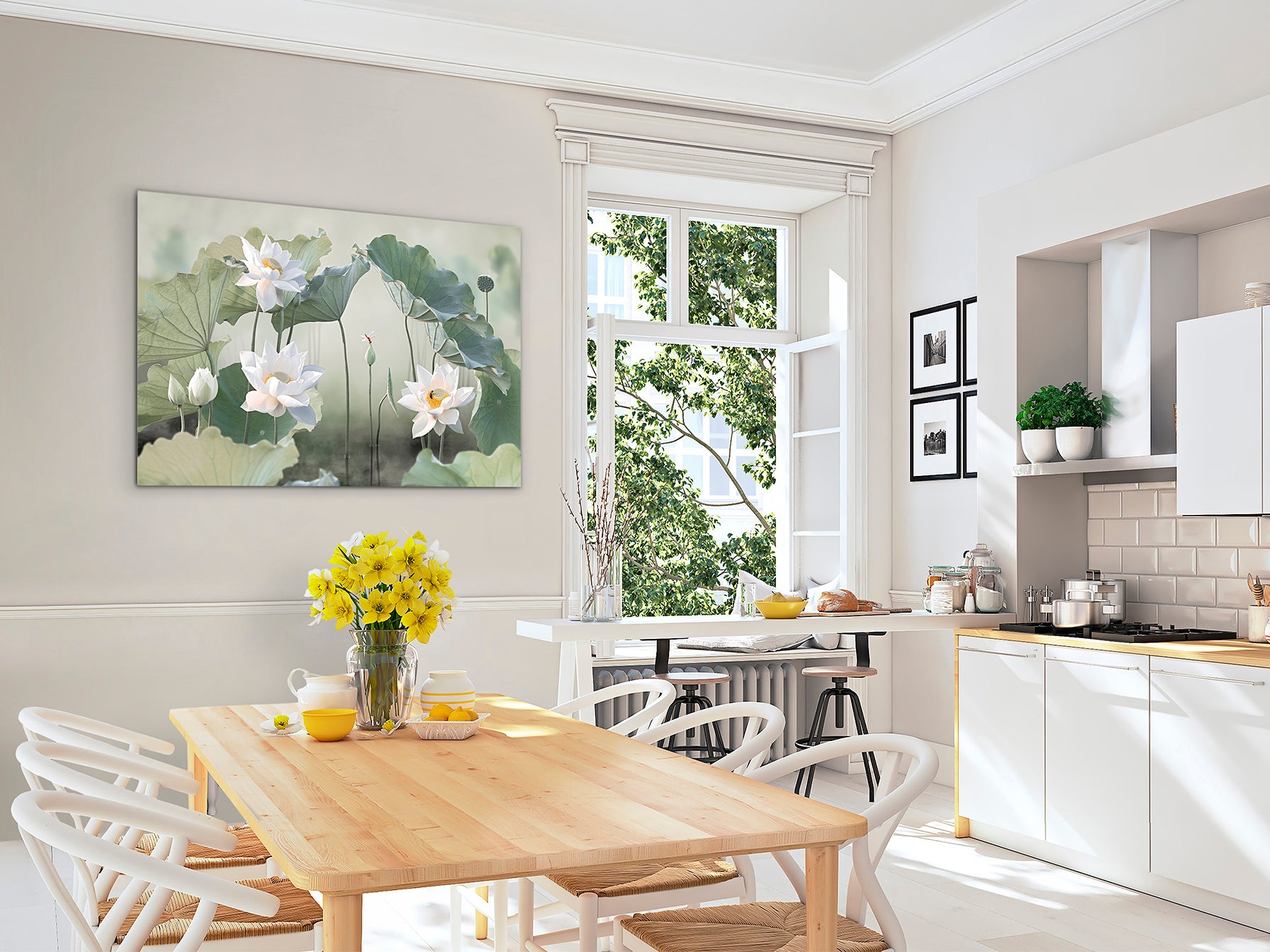 Fotografía Impresa Nenufares II Schuller 80x120 - luzguru.com