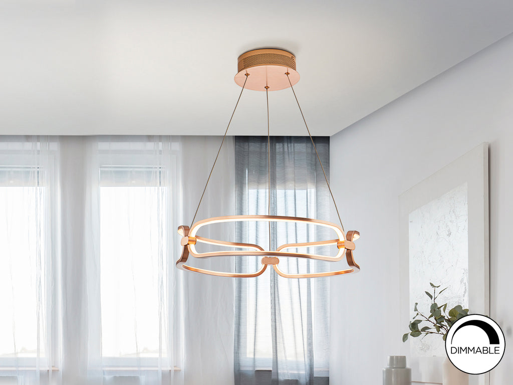 Lámpara LED Schuller Colette - Oro Rosa - Diseño Moderno | luzguru.com