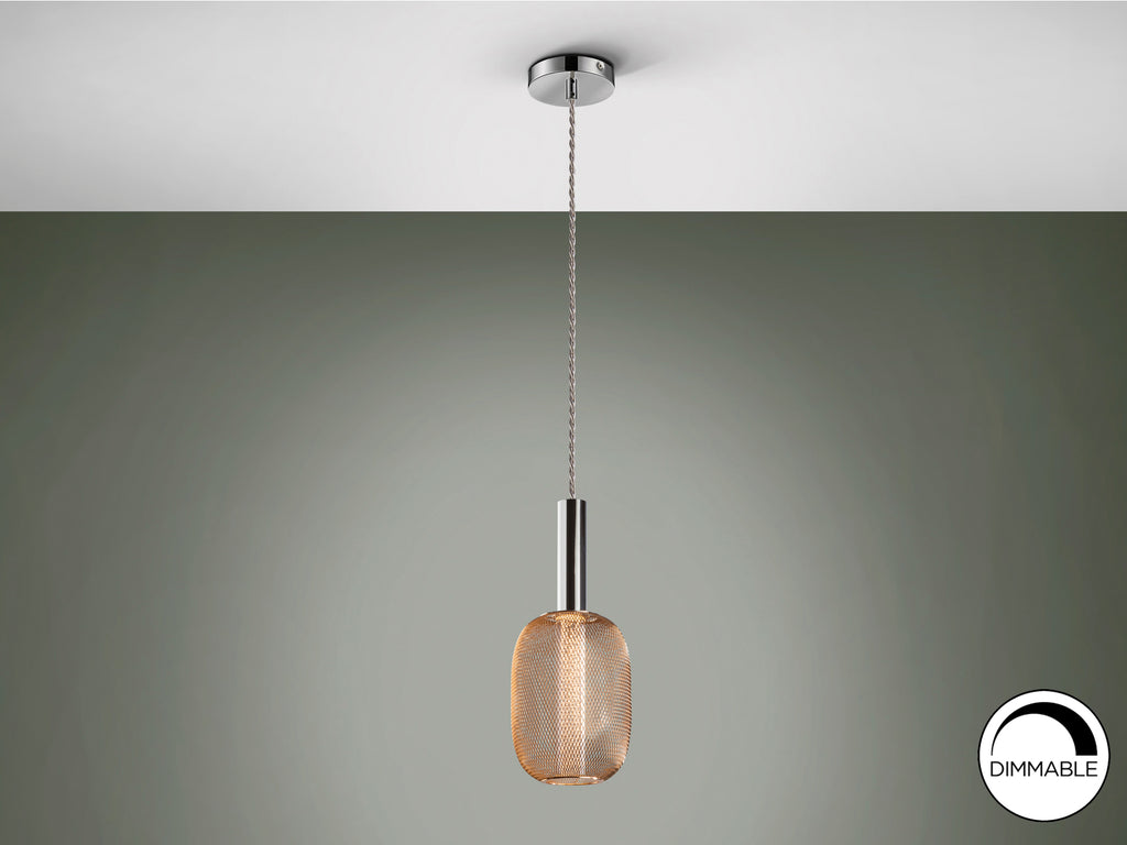 Lámpara LED Cromo Oro - Schuller Micrón Calidad Premium | luzguru.com