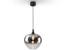 Lámpara de techo Opaz Schuller 614191 - Negro Mate y Cristal Smoke - luzguru.com