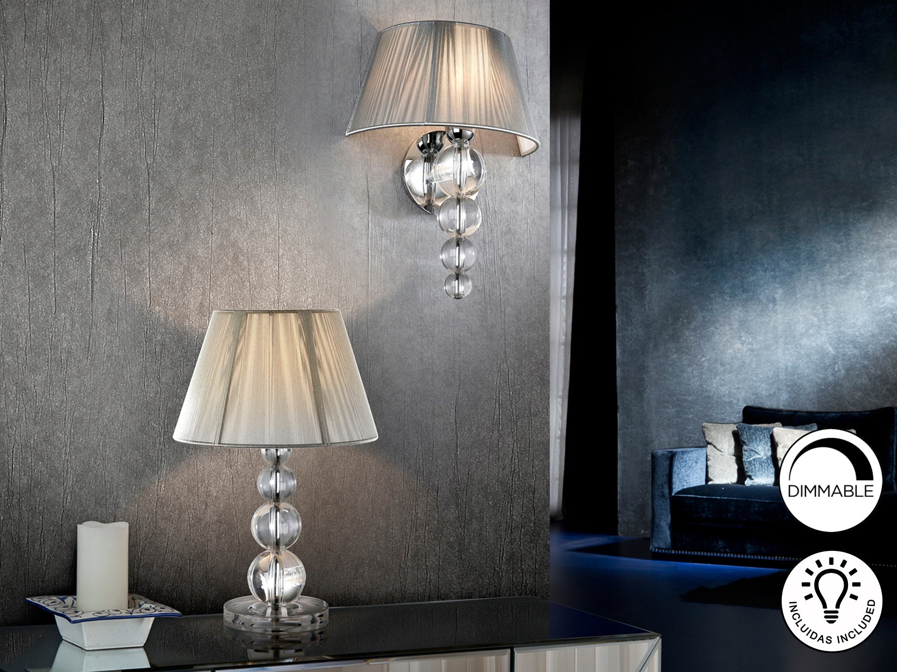 Sobremesa Mercury - Lámpara Moderna Schuller | luzguru.com