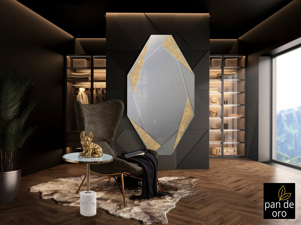 Espejo Laverna Oro - Schuller - Calidad Premium | luzguru.com