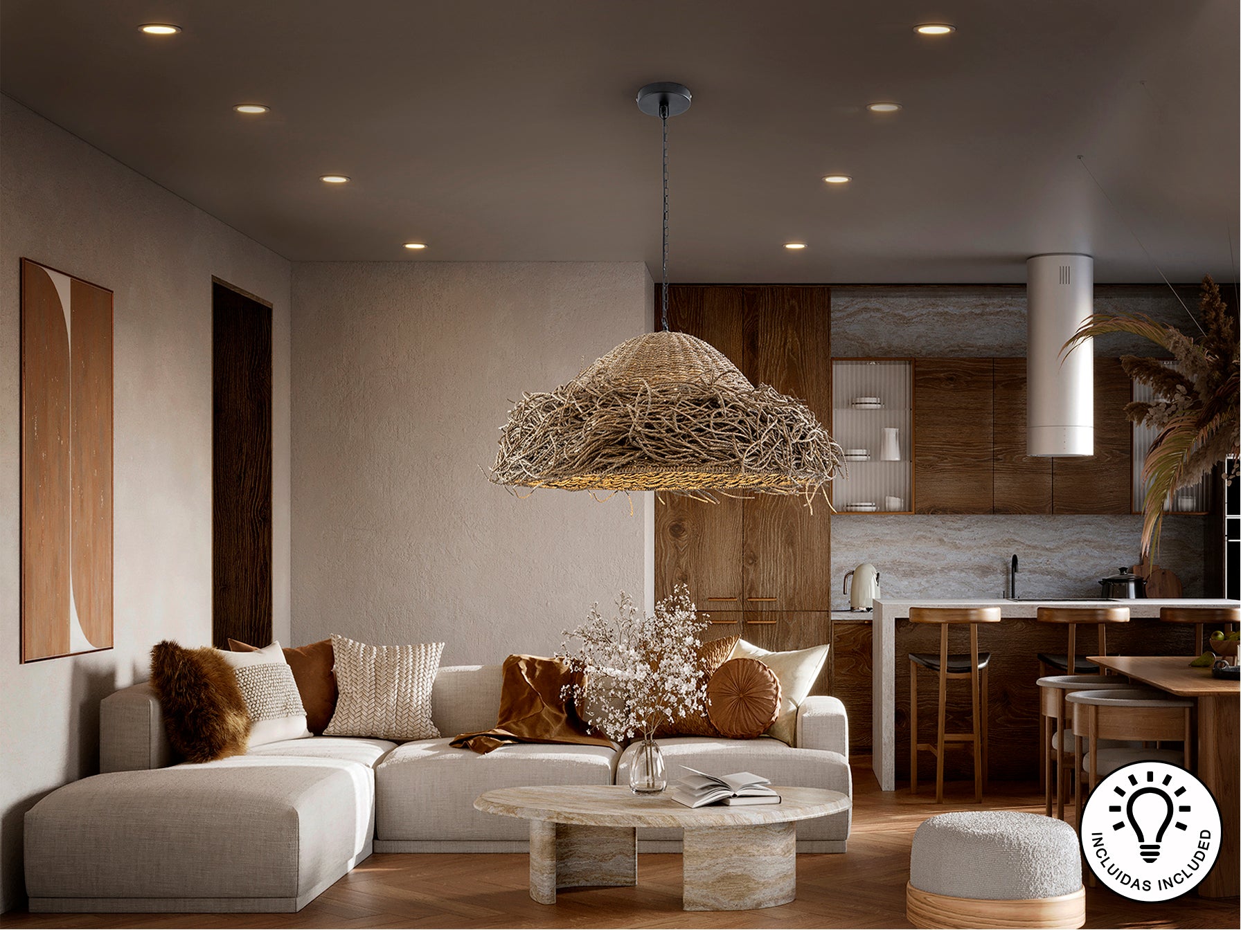 Lámpara Colgante Maui - Schuller - Diseño y Calidad | luzguru.com