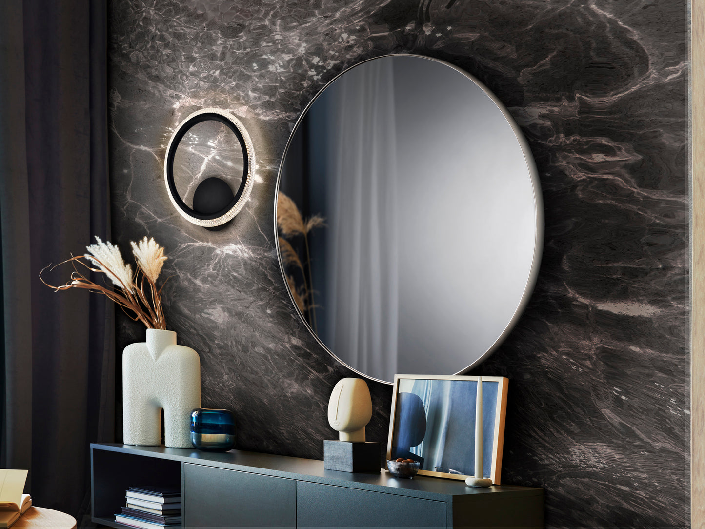 Plafón LED Negro Moderno - Schuller Ring - luzguru.com